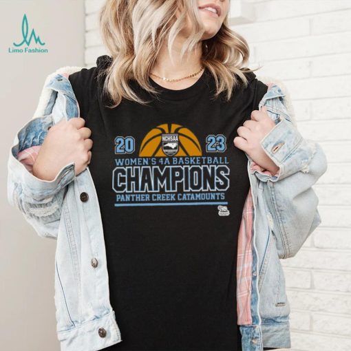 Awesome NCHSAA 2023 Girl’s 4A Basketball Champions Panther Creek Catamounts shirt