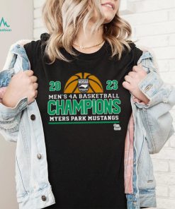 Awesome NCHSAA 2023 Men’s 4A Basketball Champions Myers Park Mustangs shirt