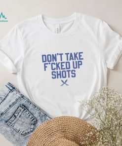 Awesome Xavier Musketeers don’t take fucked up shots shirt