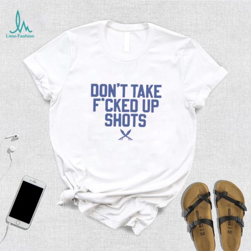 Awesome Xavier Musketeers don’t take fucked up shots shirt