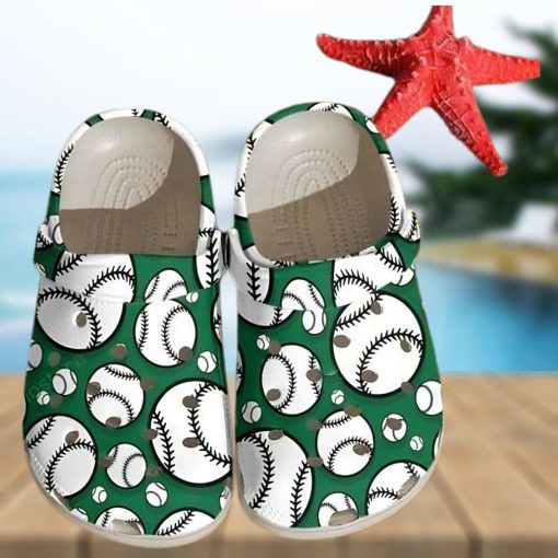 Baseball Sport Gift For Lovers Rubber Comfy Footwear Personalized Clogs