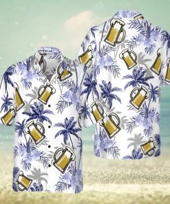 Beer Coconut Tree Hawaiian Shirt