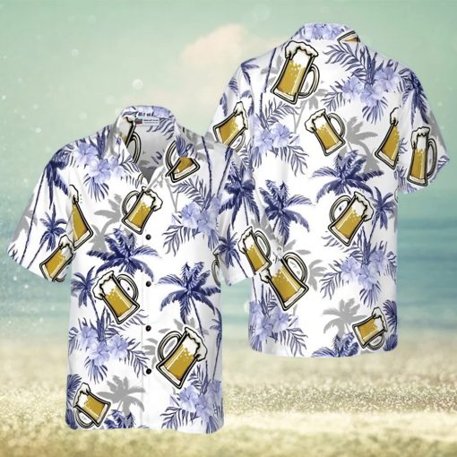 Beer Coconut Tree Hawaiian Shirt