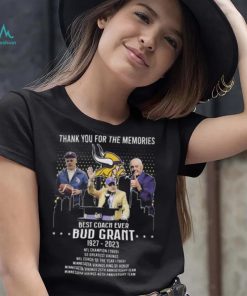 Best Coach Ever Bub Grant 1927 2023 Thank You For The Memories Signature shirt