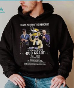 Best Coach Ever Bub Grant 1927 2023 Thank You For The Memories Signature shirt