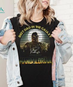 Best Dad In The Galaxy Star Wars Mandalorian Shirt