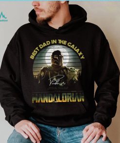 Best Dad In The Galaxy Star Wars Mandalorian Shirt