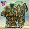 Vintage Rodding Pattern 3D All Print Hawaiian Shirt