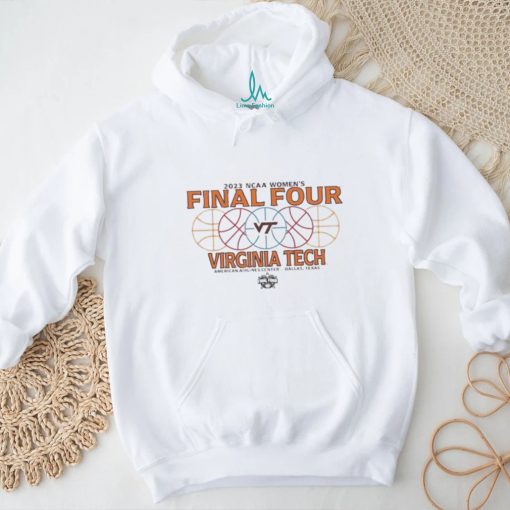 Blue 84 White Virginia Tech Hokies 2023 NCAA Women’s Basketball Tournament March Madness Final Four Oversized Shirt