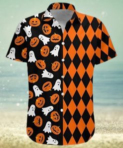 Boo And Pumpkin Cute Gift For Halloween Hawaiian Shirt