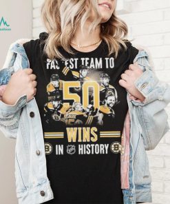 Boston Bruins Fastest Team To 50 Wins In NHL History Shirt