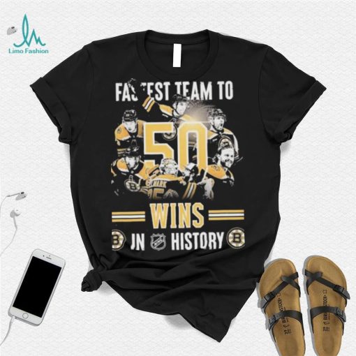 Boston Bruins Fastest Team To 50 Wins In NHL History Shirt