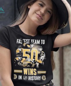 Boston Bruins Fastest Team To 50 Wins In NHL History Shirt