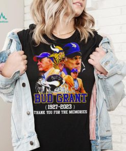 Bud Grant 1927 – 2023 thank you for the memories signature Remember t shirt