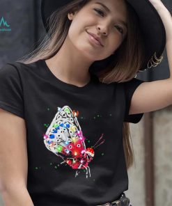 Butterfly color light art shirt