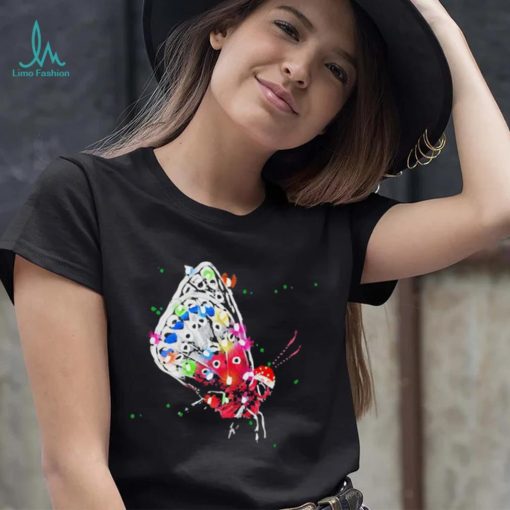 Butterfly color light art shirt