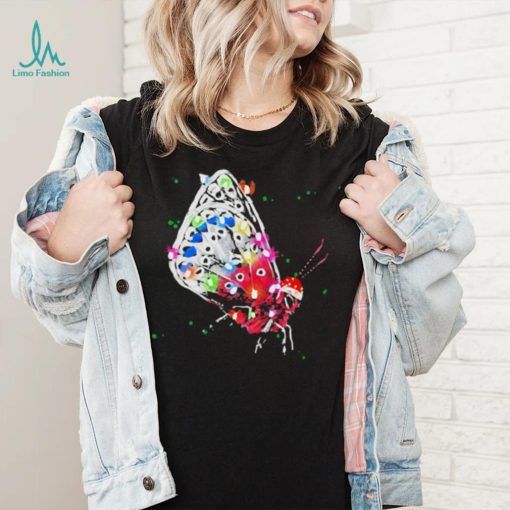 Butterfly color light art shirt