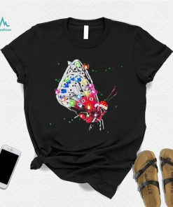 Butterfly color light art shirt