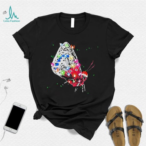 Butterfly color light art shirt