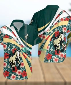 Cal Poly Mustangs NCAA Hibiscus Tropical Flower Hawaiian Shirt