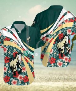 Cal Poly Mustangs NCAA Hibiscus Tropical Flower Hawaiian Shirt