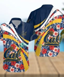 California Golden Bears NCAA Hibiscus Tropical Flower Hawaiian Shirt