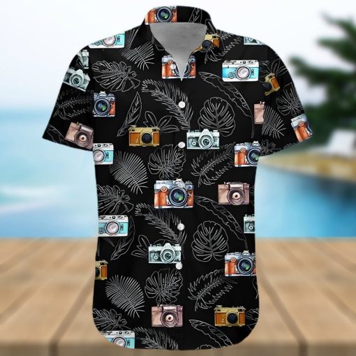 Camera 3d all over printed trending hawaiian shirt