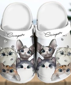 Cat Pattern Cat Pattern Cat Pattern Rubber Comfy Footwear Tl97 Personalized Clogs
