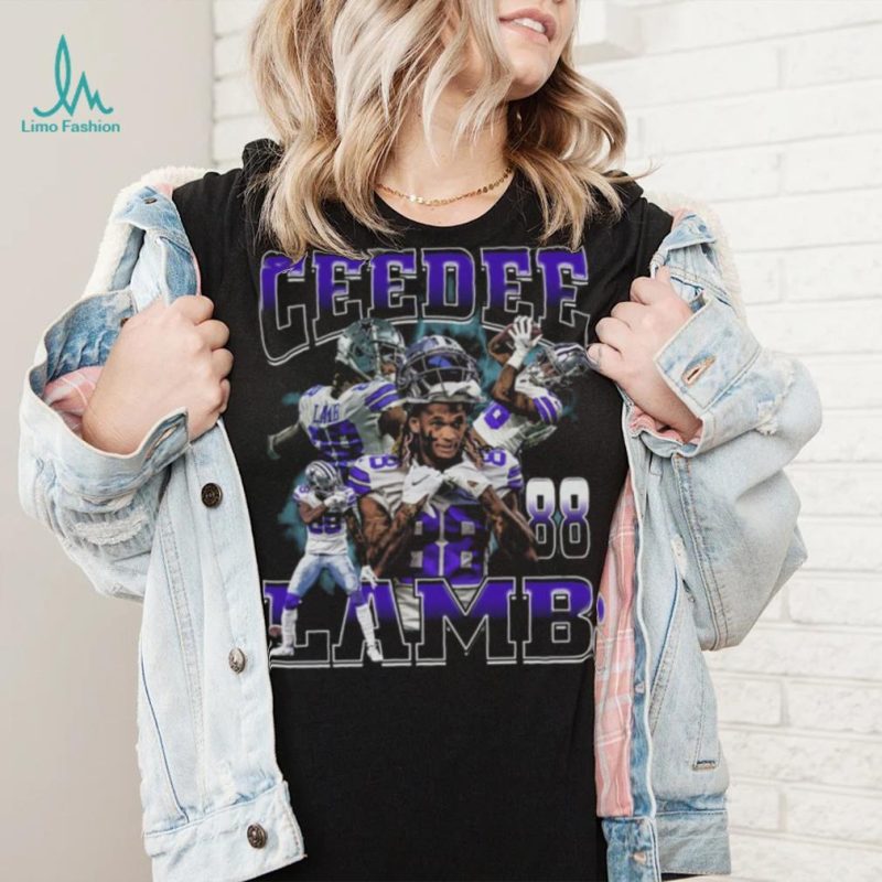 Ceedee Lamb Dallas Cowboys player retro shirt