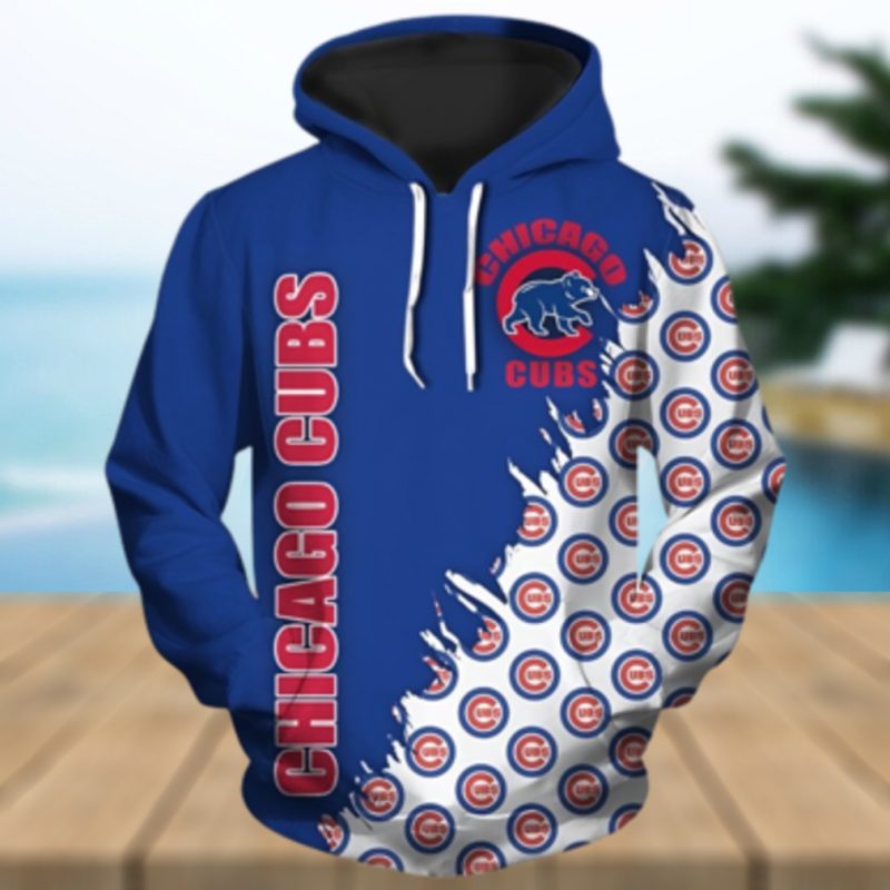 Chicago Cubs Hoodie 3D cheap baseball gift for fans MLB