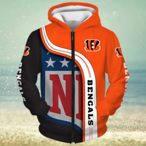 Cincinnati Bengals 3D Hoodie Pullover Sweatshirt NFL for fans