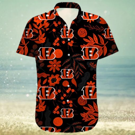 Cincinnati Bengals Football Aloha Hawaiian Shirt