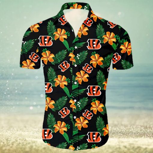 Cincinnati Bengals Hawaiian Shirt Tropical Flower Summer 2022