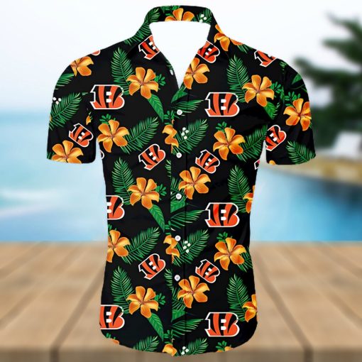 Cincinnati Bengals Hawaiian Shirt Tropical Flower Summer 2022