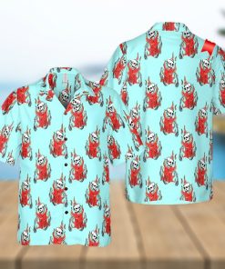 Concert Flaming Skulls Hawaiian Summer Shirt