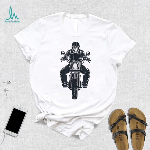 Cool Black Motorbike Biker Motorcycle Shirt