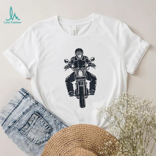 Cool Black Motorbike Biker Motorcycle Shirt