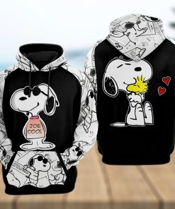 Cool Snoopy comic Full Printed 3D Hoodie