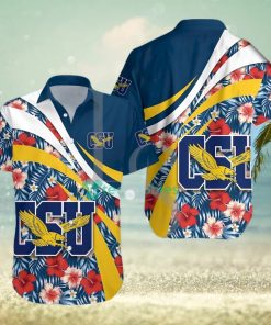 Coppin State Eagles NCAA Hibiscus Tropical Flower Hawaiian Shirt