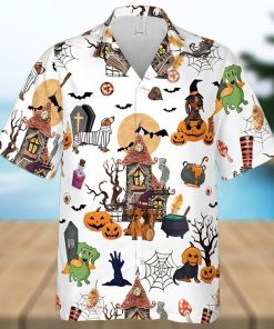 Dachshund Dog Halloween Hawaiian Shirt