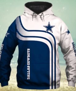 Dallas Cowboys Hoodie 3D one way Sweatshirt