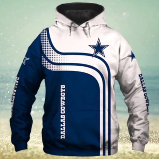Dallas Cowboys Hoodie 3D one way Sweatshirt