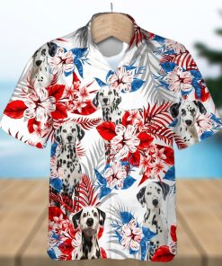 Dalmatian Hawaiian Shirt For Summer, Dog Hawaii Aloha Shirt