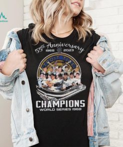 Detroit Tigers 55th Anniversary 1968 2023 Champions World Series 1968 Signatures shirt