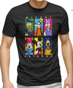 Disney Mickey And Friends Group Shot Panels T Shirt