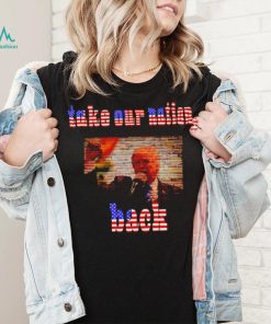 Donald Trump take our nation back American flag shirt