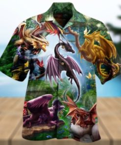 Dragon Fly Love Life Limited Summer Aloha Hawaiian Shirt