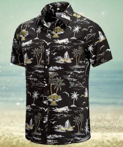 EUOW Men s Hawaiian Shirt Short Sleeves Printed Button Down Summer Beach Dress Shirts