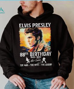 Elvis Presley 88th Birthday 1935 – 2023 the man the myth the legend t shirt