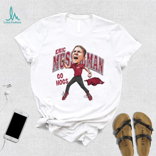 Eric Musselman coach of Arkansas Razorbacks go Hogs cartoon shirt